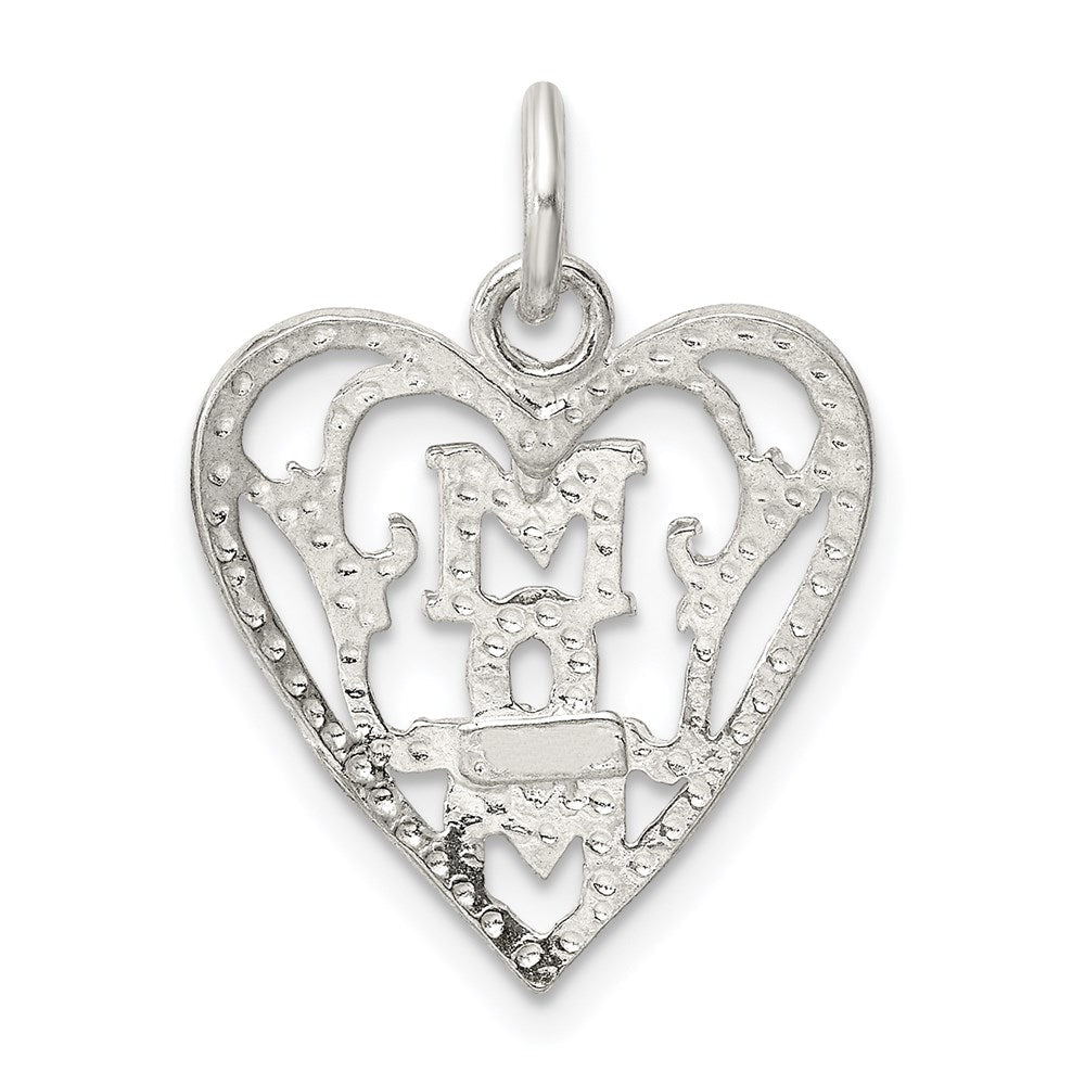 Sterlingsilber Mama in Herz Anhänger