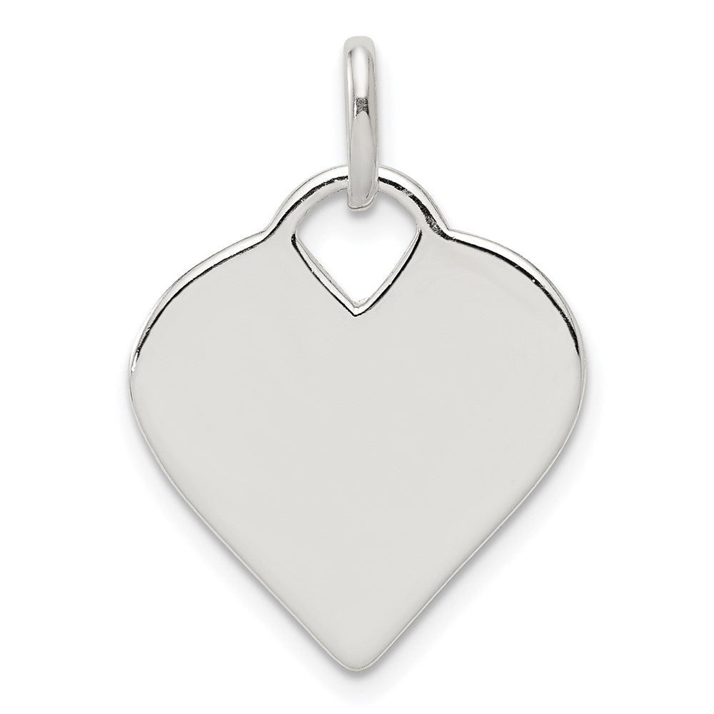 Sterlingsilber Poliert Herz Charm