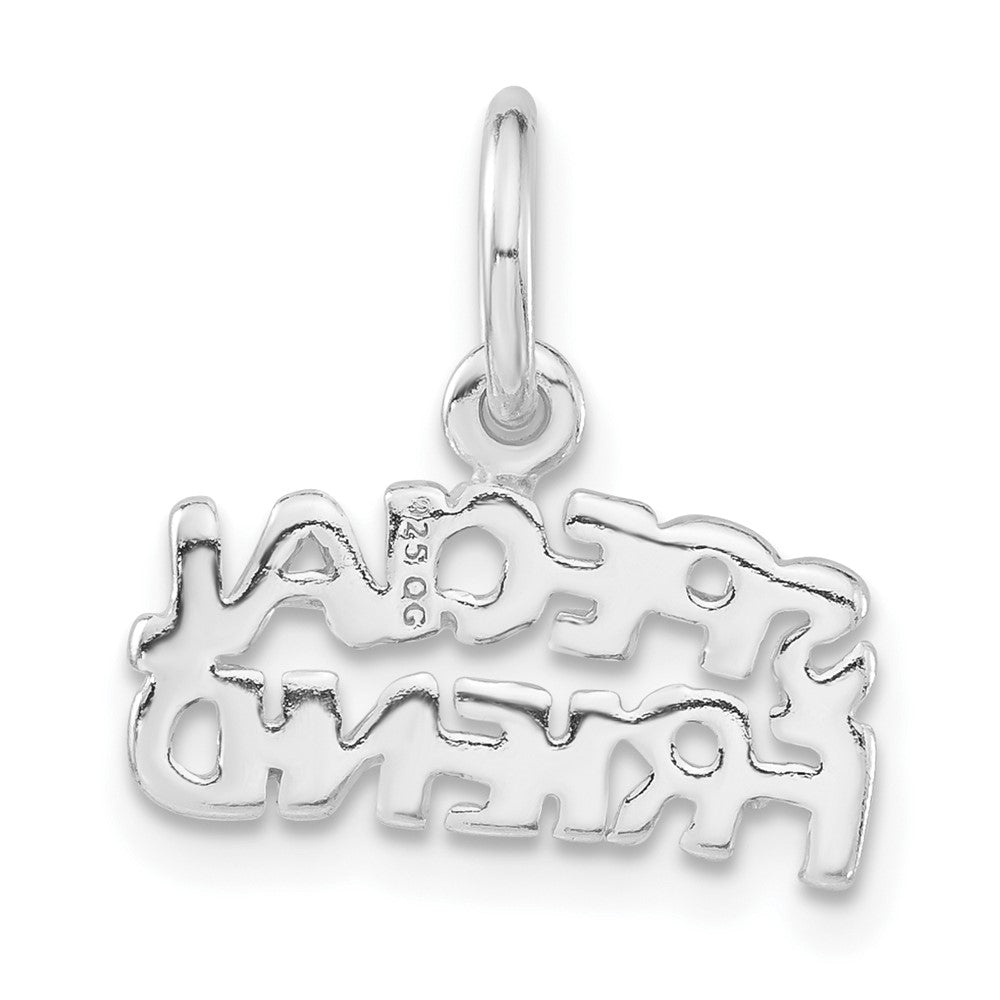 Sterlingsilber Poliert Special Freund Charm
