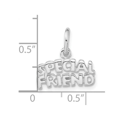 Sterlingsilber Poliert Special Freund Charm
