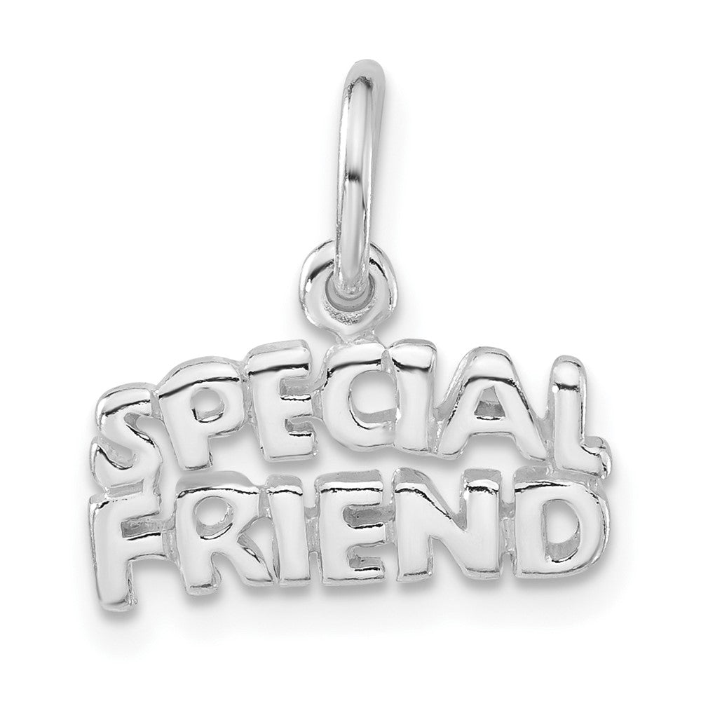 Sterlingsilber Poliert Special Freund Charm