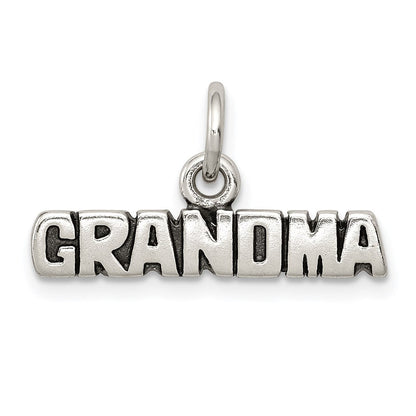 Sterlingsilber Antikisiert Oma Charm