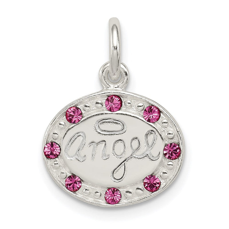 Sterlingsilber mit Stellux Kristall Engel Anhänger