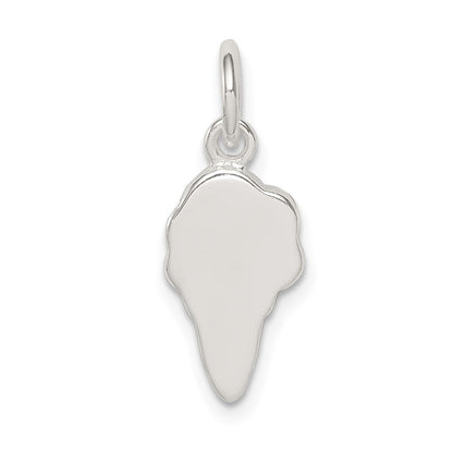 Sterlingsilber Rosa und Grün Stellux Kristall Eis Cream Cone Charm