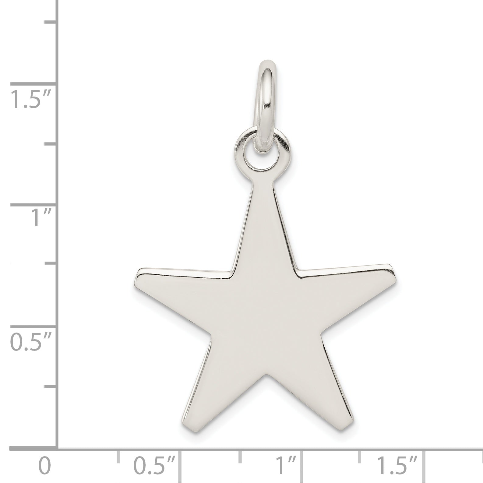 Sterlingsilber Stern Anhänger