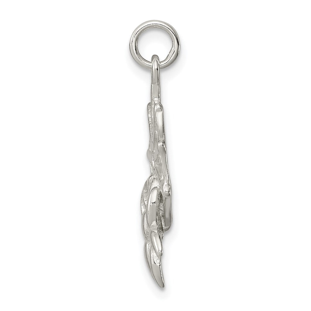 Sterlingsilber Spider auf Web Charm