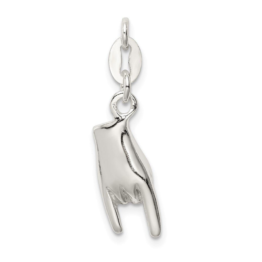 Sterlingsilber Rock auf Charm