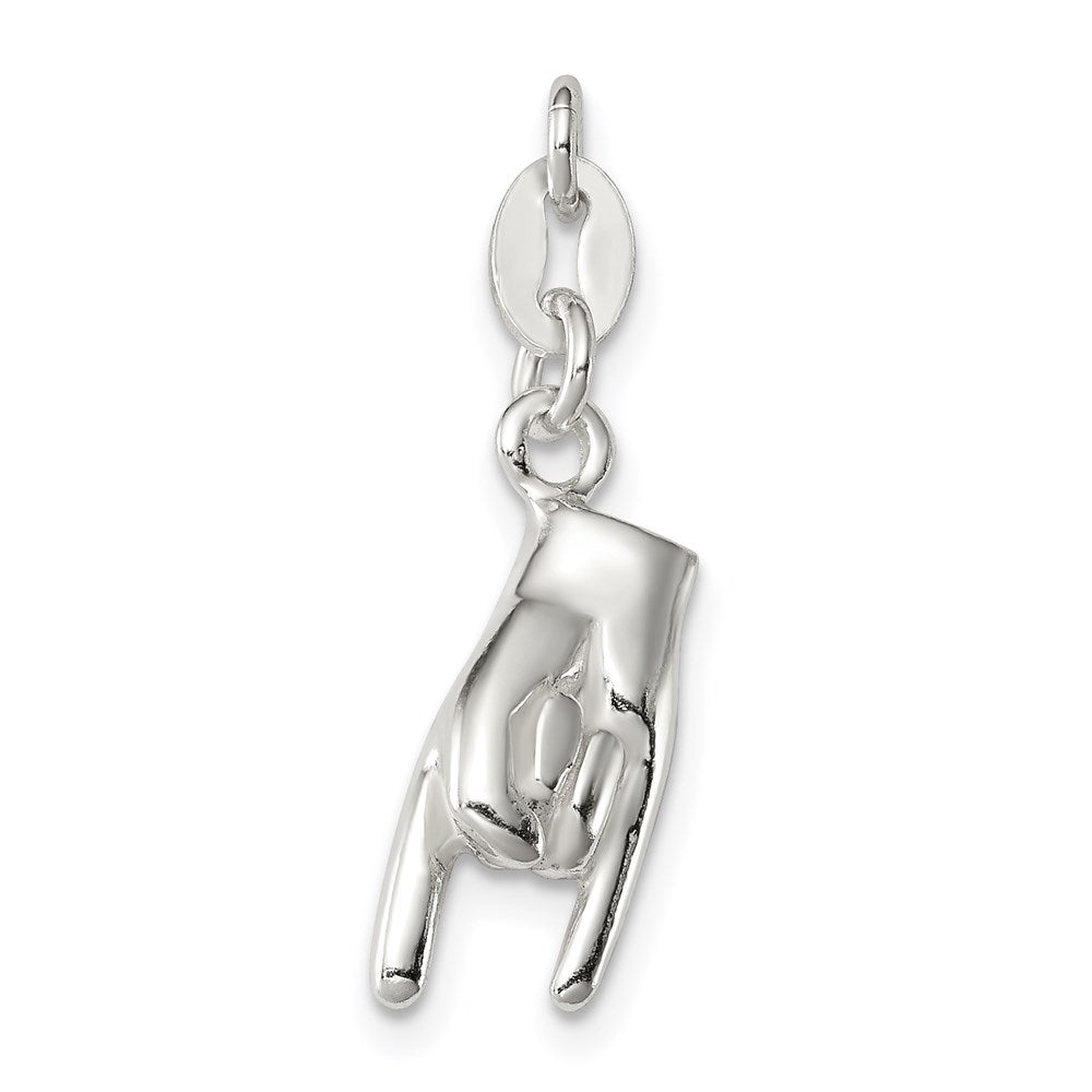 Sterlingsilber Rock auf Charm