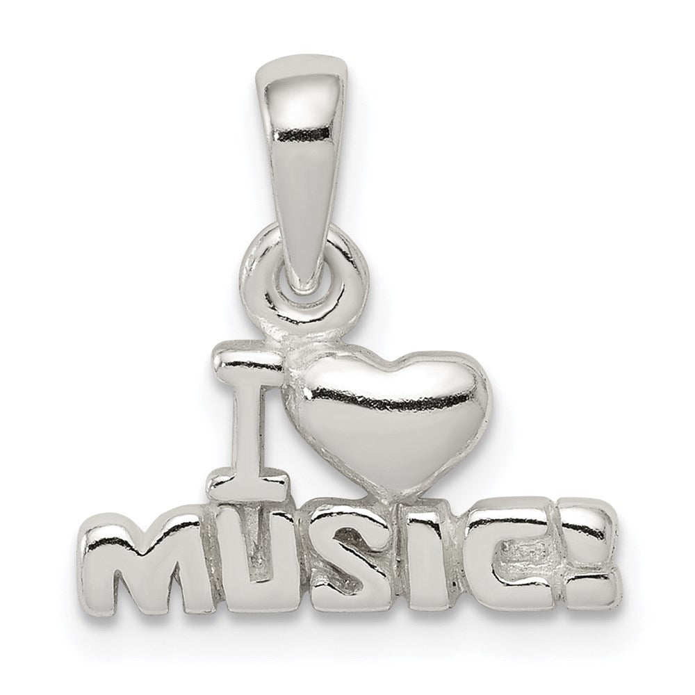 Sterlingsilber I Liebe Musik Anhänger