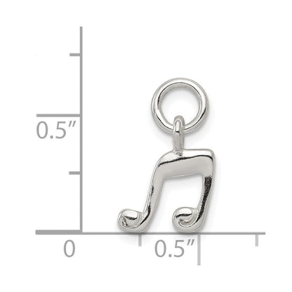 Sterlingsilber Musik Note Charm