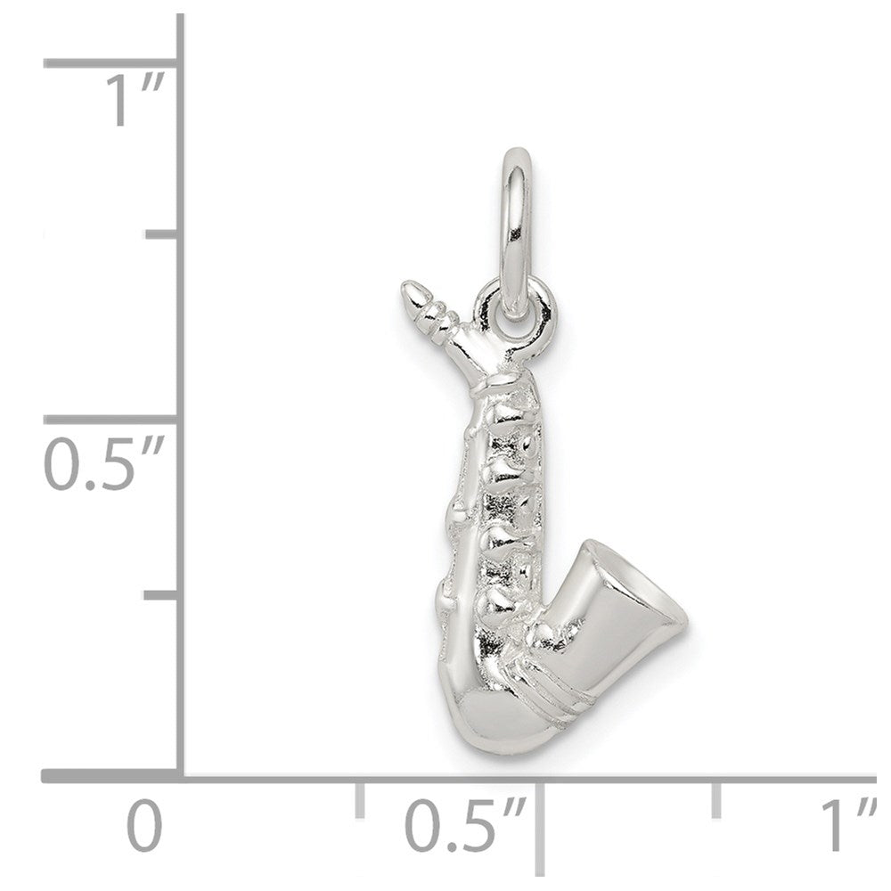 Sterlingsilber Saxophone Charm