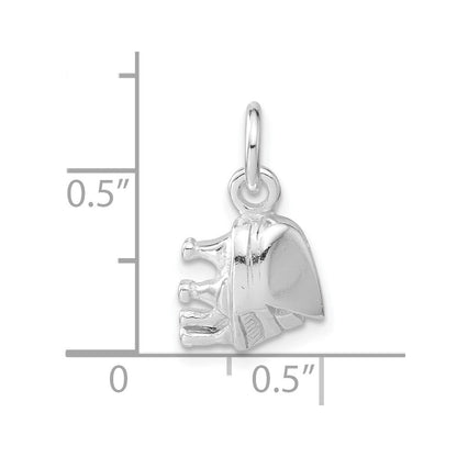 Sterlingsilber Poliert Klavier Charm