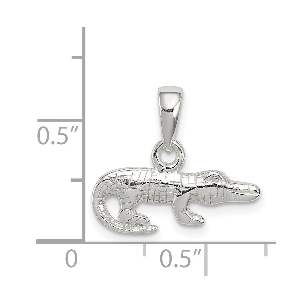 Sterlingsilber Alligator Charm
