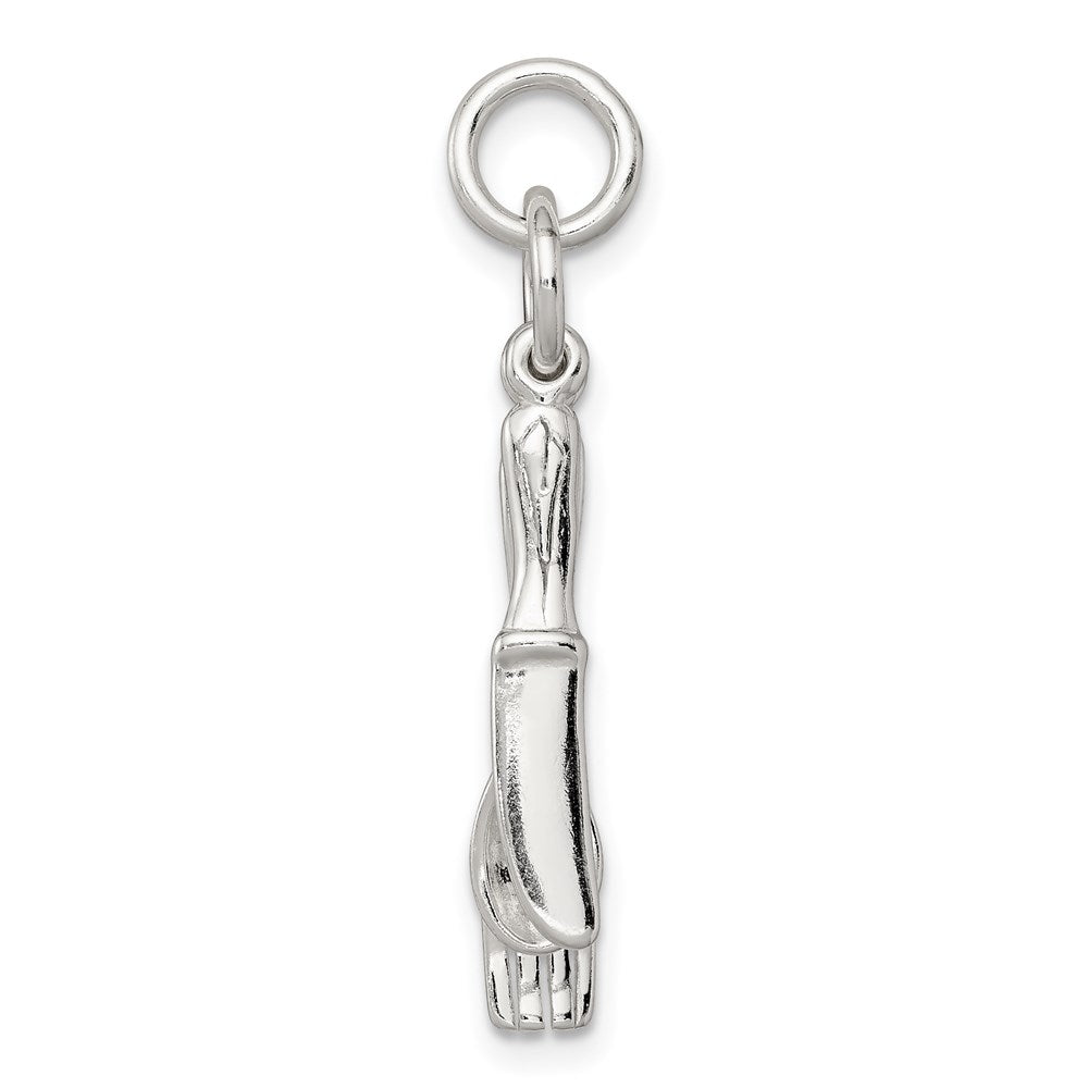 Sterlingsilber Fork, Messer, und Spoon Charm