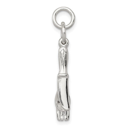 Sterlingsilber Fork, Messer, und Spoon Charm