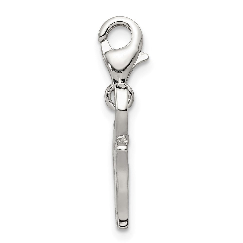 Sterlingsilber Rhodiniert Blau Emailliert Elefant Charm
