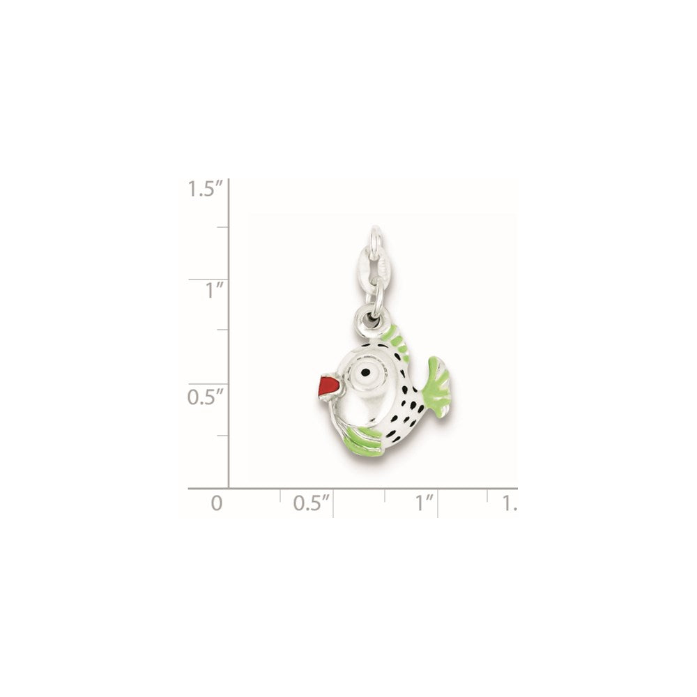 Sterlingsilber Emailliert Charm