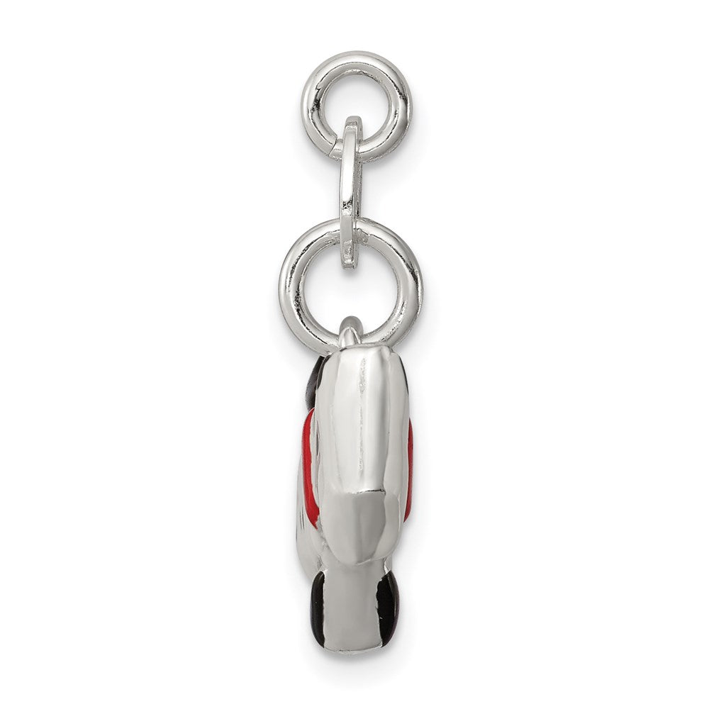 Sterlingsilber Emailliert Scottie Hund Charm