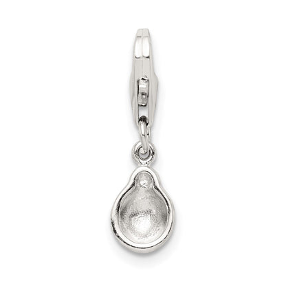 Sterlingsilber Rhodiniert Rot Emailliert Marienkäfer Charm