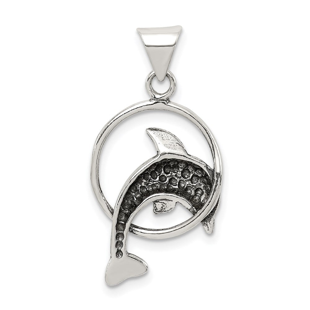 Sterlingsilber Delfin Charm