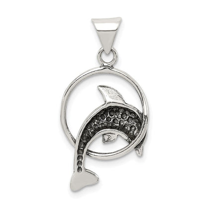 Sterlingsilber Delfin Charm