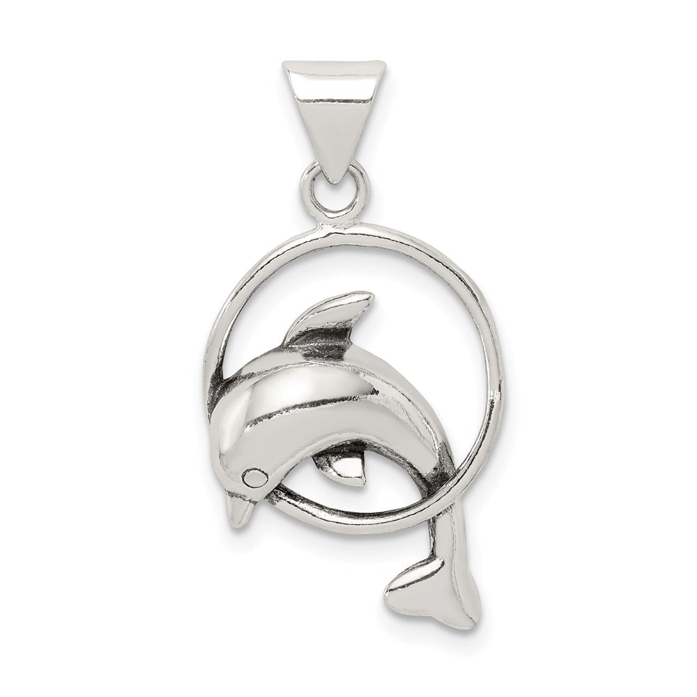 Sterlingsilber Delfin Charm