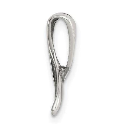 Sterlingsilber Klein Wal Schwanz Anhänger