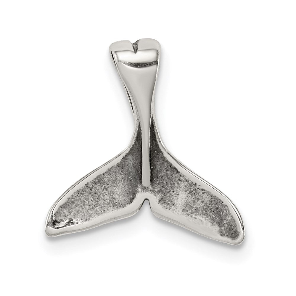 Sterlingsilber Klein Wal Schwanz Anhänger