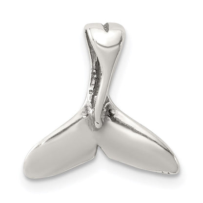 Sterlingsilber Klein Wal Schwanz Anhänger