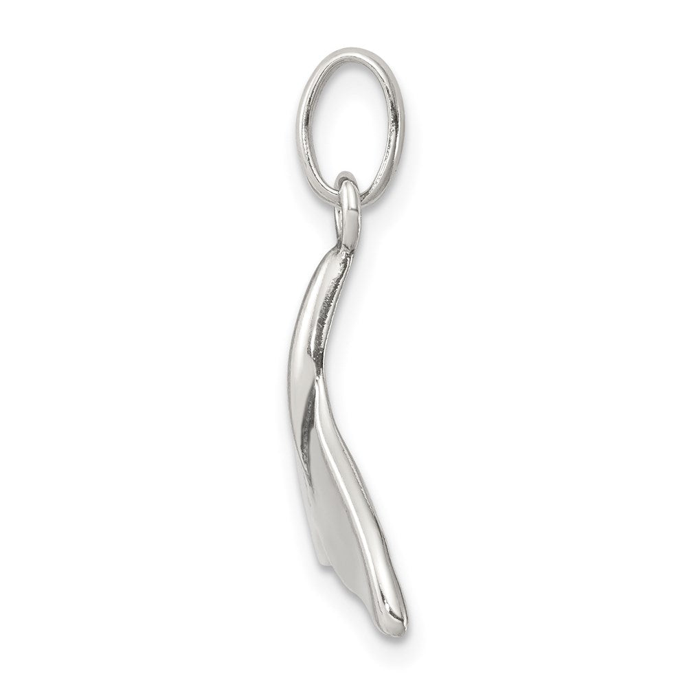Sterlingsilber Wal Schwanz Charm