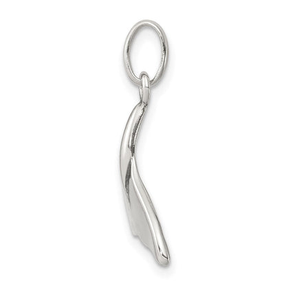 Sterlingsilber Wal Schwanz Charm