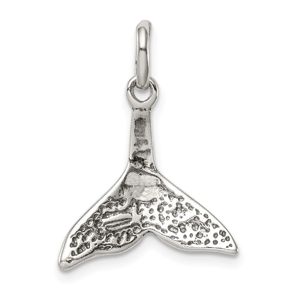 Sterlingsilber Wal Schwanz Charm