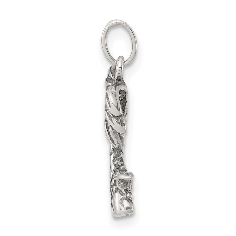 Sterlingsilber Antikisiert Palme Baum Charm