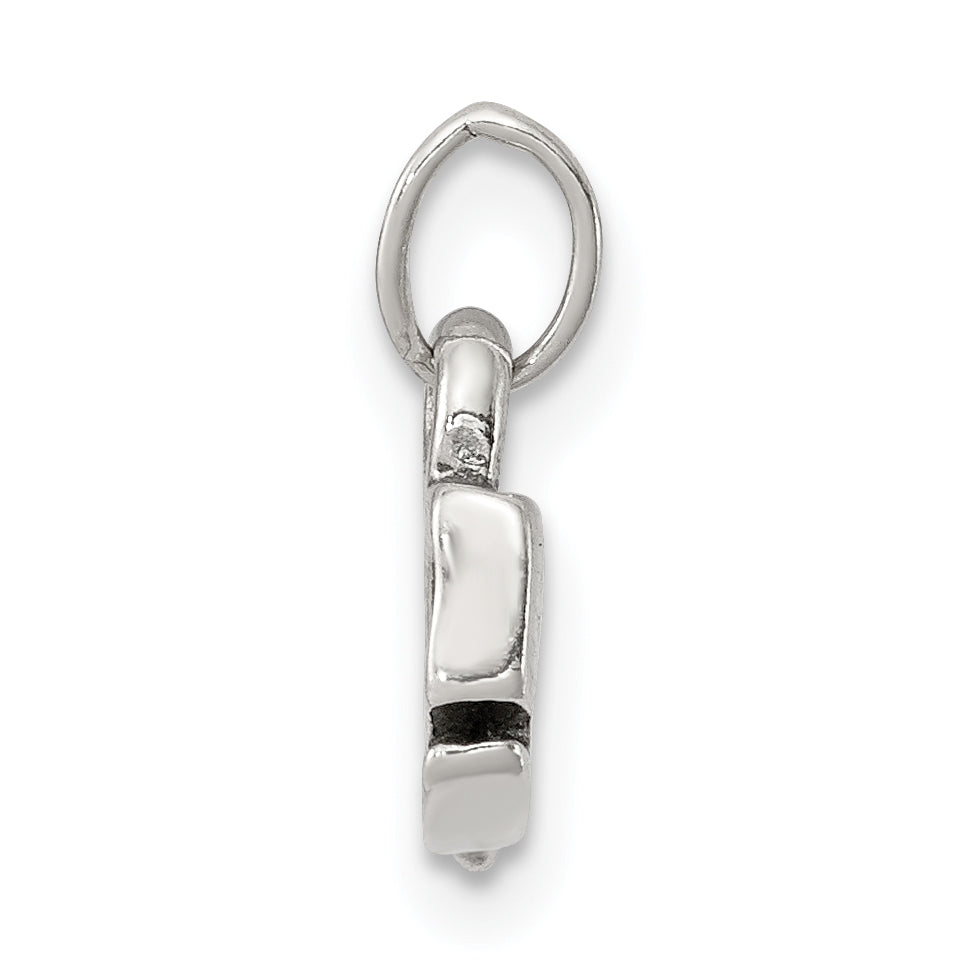 Sterlingsilber Antikisiert Wal Charm