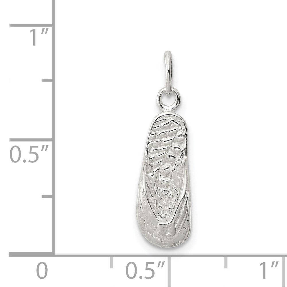 Sterlingsilber Flip Flop Charm