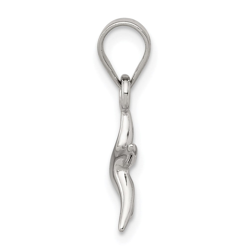 Sterlingsilber Rhodium-platedstarfish Anhänger