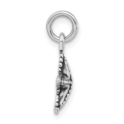 Sterlingsilber Poliert & Antikisiert Seestern Charm