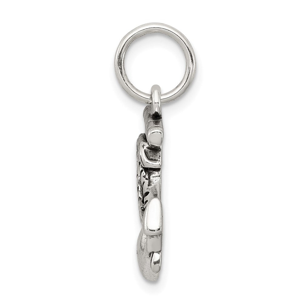 Sterlingsilber Antikisiert Anker Charm