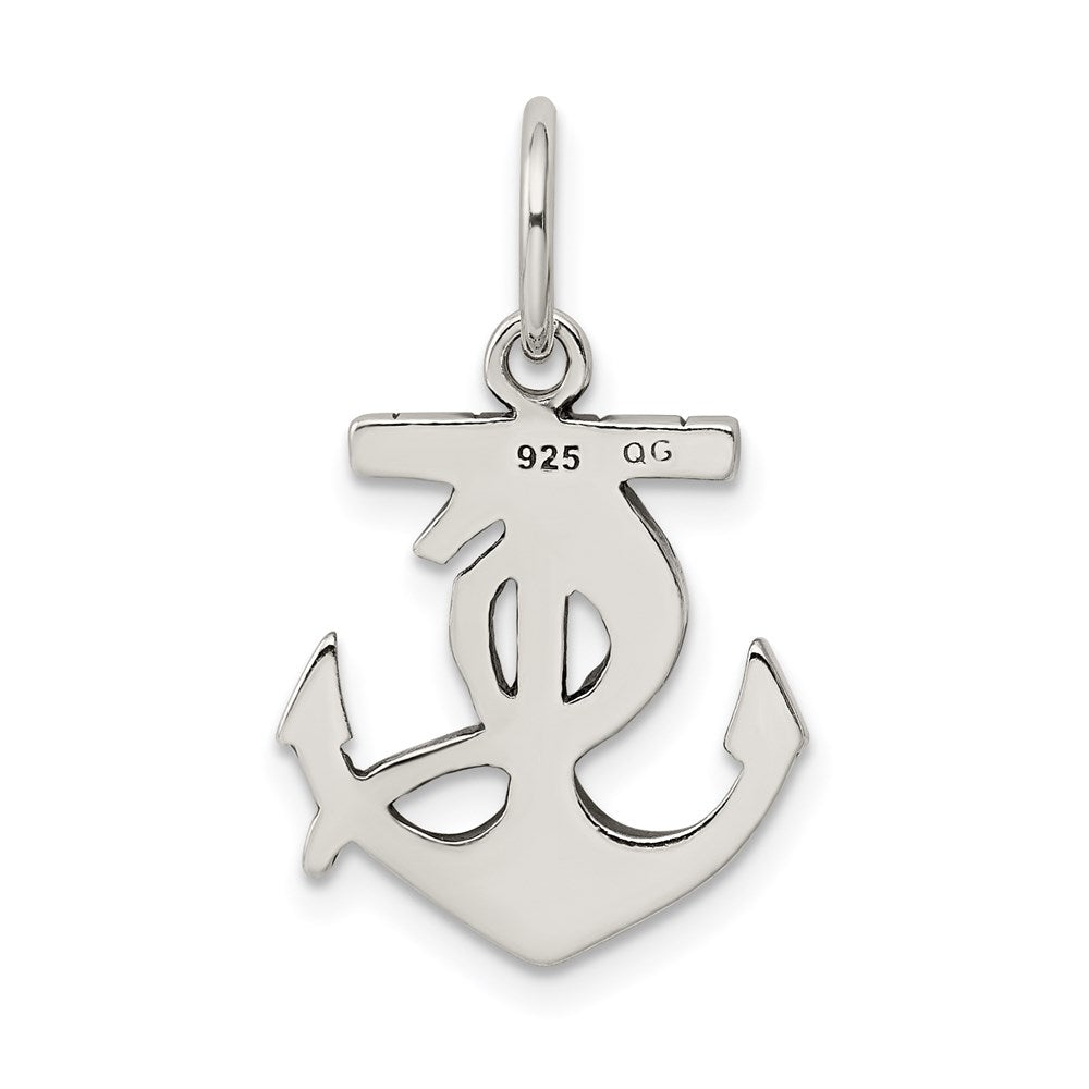 Sterlingsilber Antikisiert Anker Charm