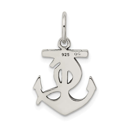 Sterlingsilber Antikisiert Anker Charm