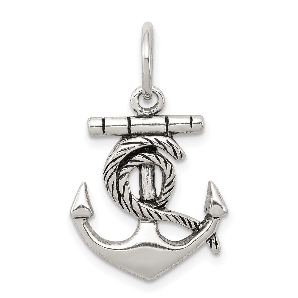 Sterlingsilber Antikisiert Anker Charm
