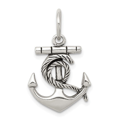 Sterlingsilber Antikisiert Anker Charm