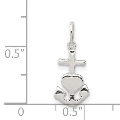 Sterlingsilber Hoffnung, Glaube, und Charity Charm