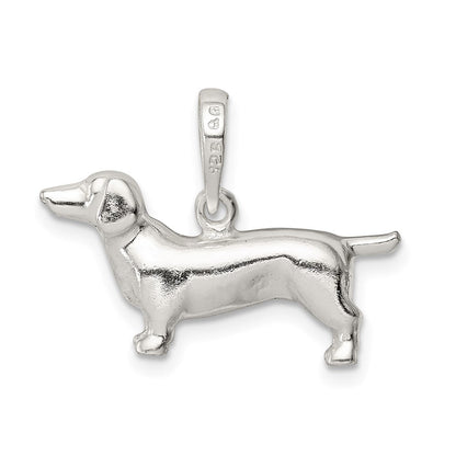 Sterlingsilber Dachshund Anhänger