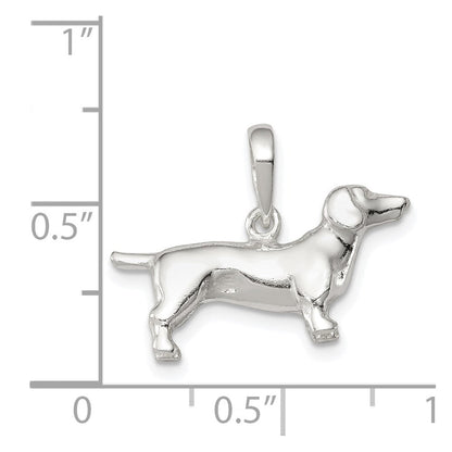 Sterlingsilber Dachshund Anhänger
