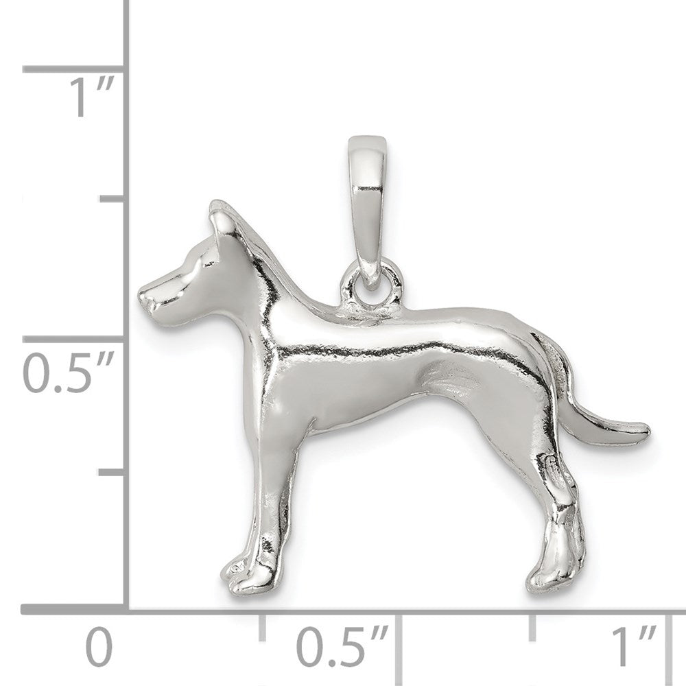 Sterlingsilber Great Dane Anhänger