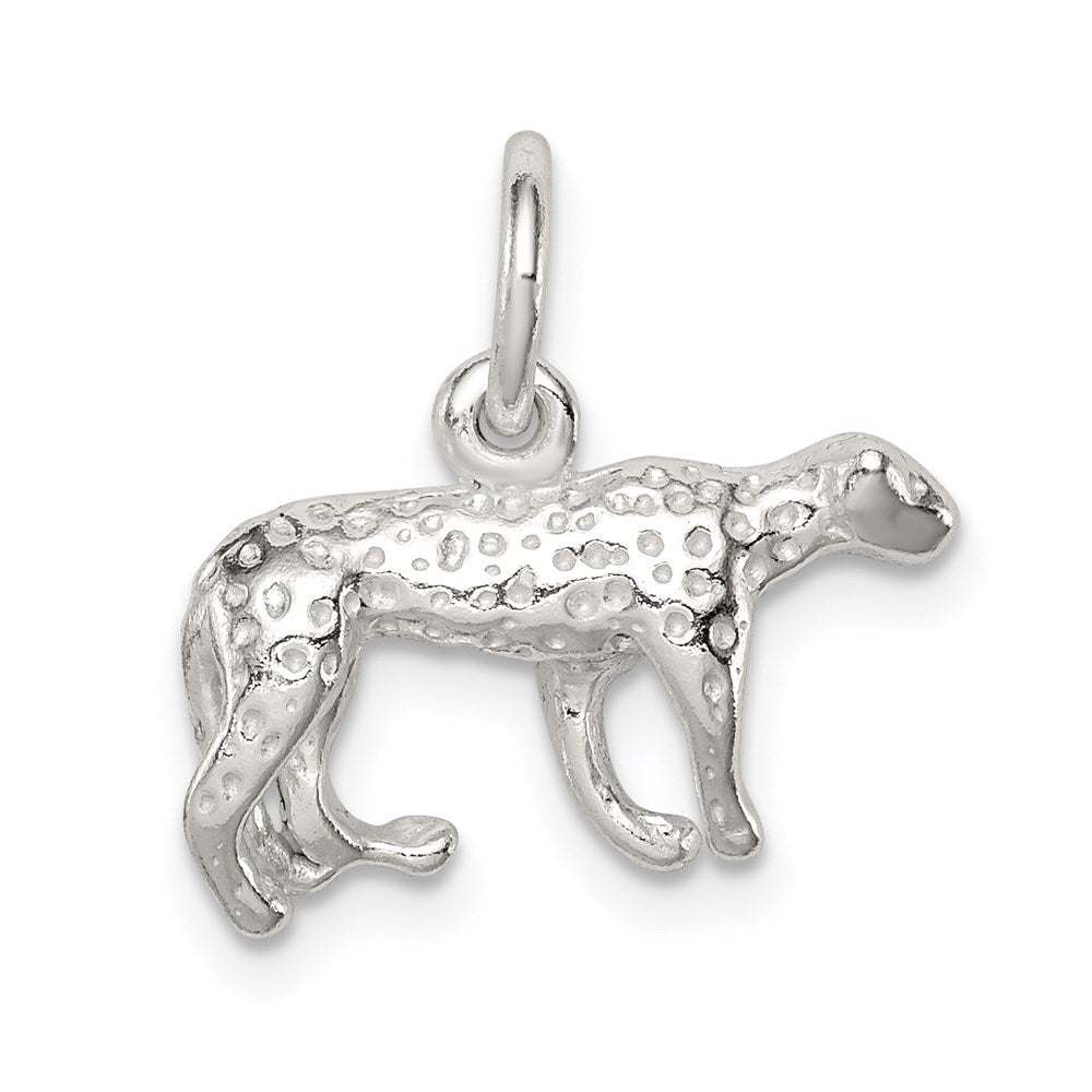 Sterlingsilber Leopard Charm