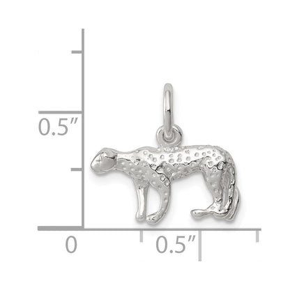 Sterlingsilber Leopard Charm