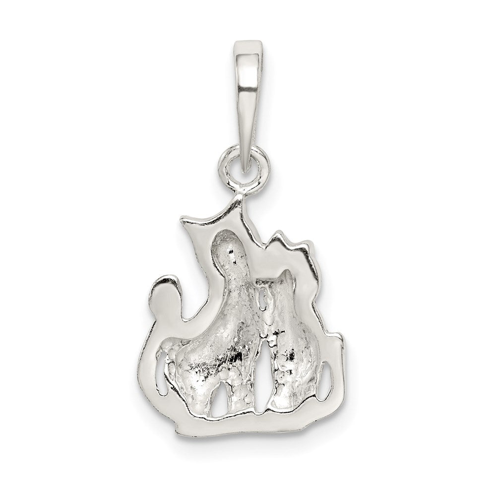 Sterlingsilber Cats Anhänger