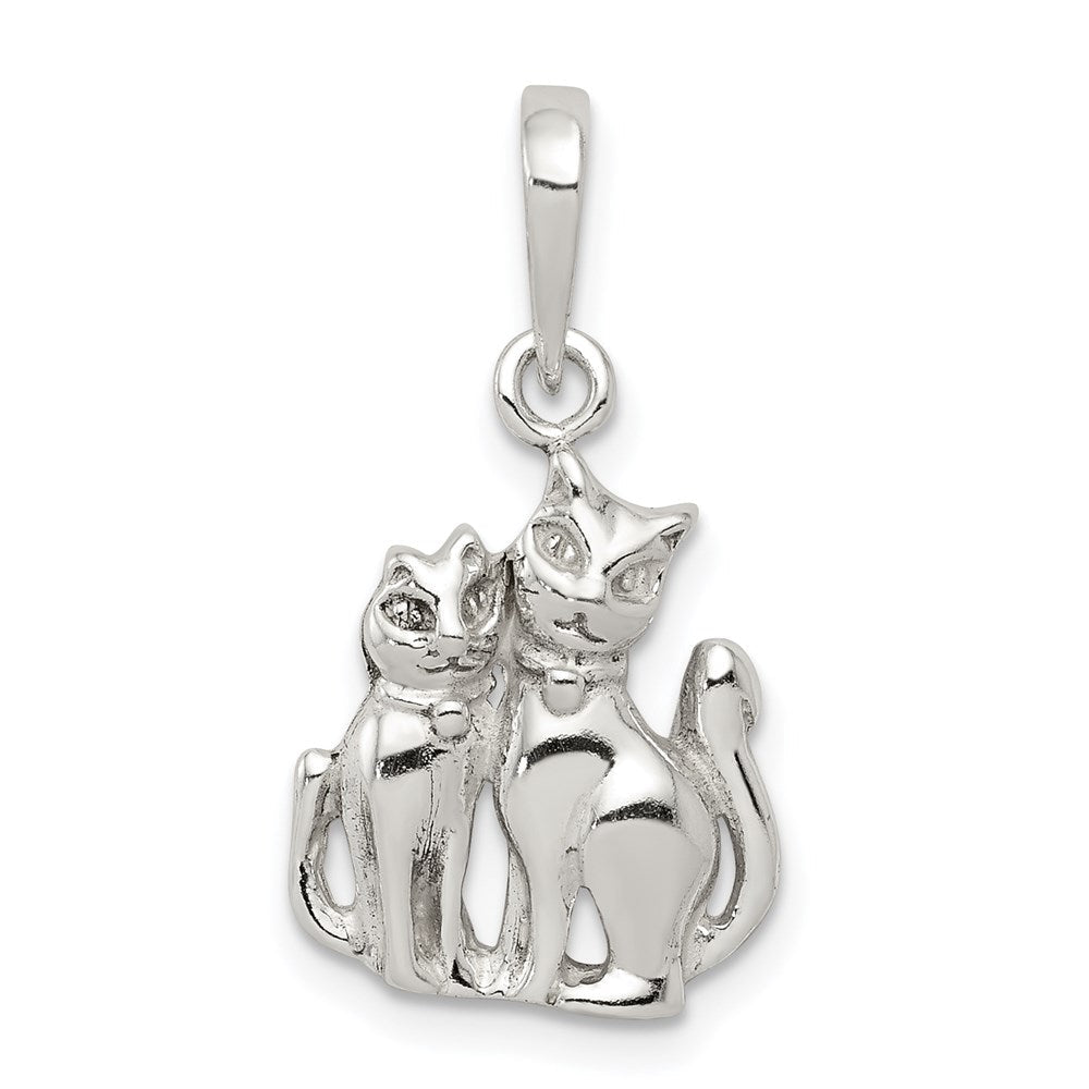 Sterlingsilber Cats Anhänger